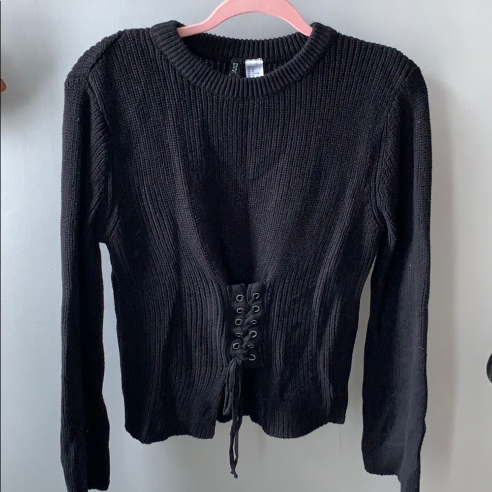 Black sweater